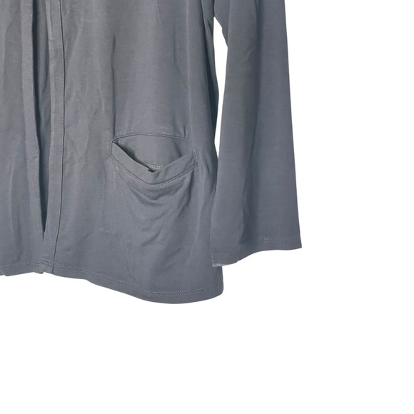 J.Jill Wherever Long Sleeve Cardigan. Size M Dark Gray. - Picture 4 of 12